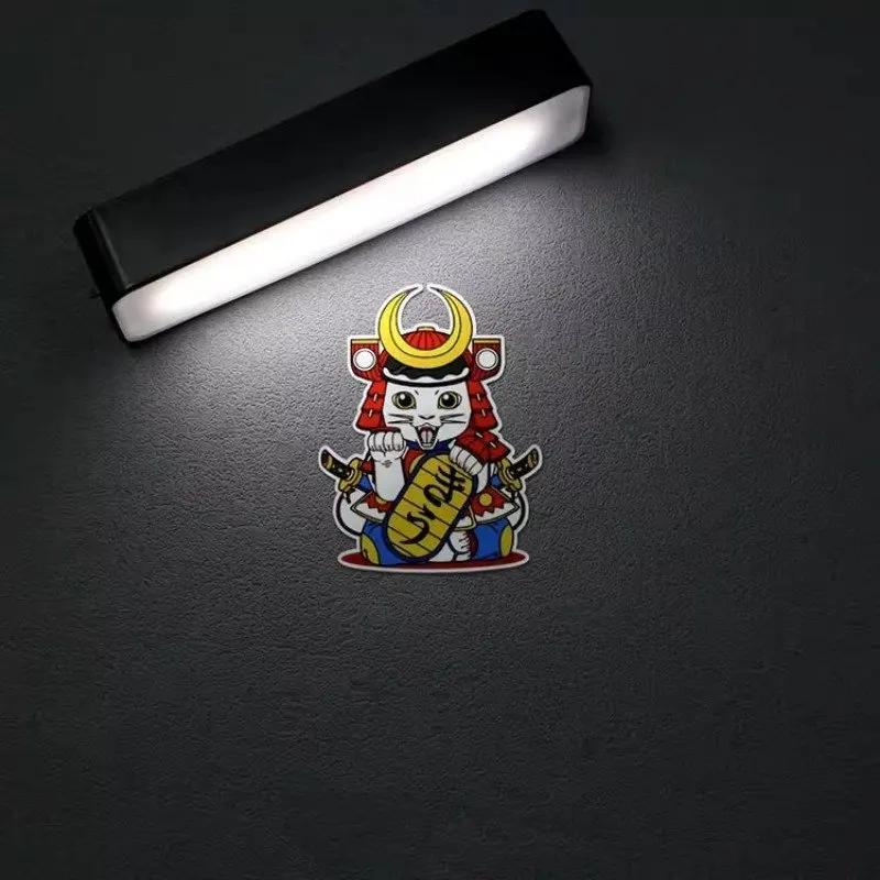 Reflective Lucky Cat Ninjia Japan Sticker  Twin Ring Motegi Japanese motosport Stickers Motorcycle Racing Decals For Vans SUV