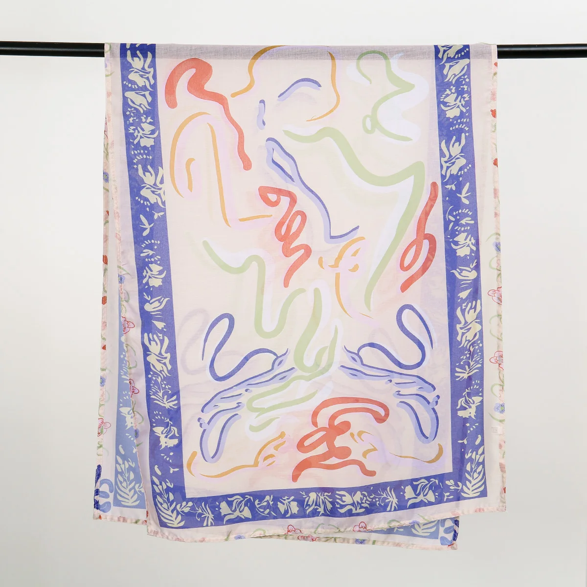 Chal de Modal de lino y algodón con estampado de acuarela, Hijabs, nuevo diseño, pañuelo musulmán de Malasia, cubierta para la cabeza islámica, bufanda de algodón para mujer