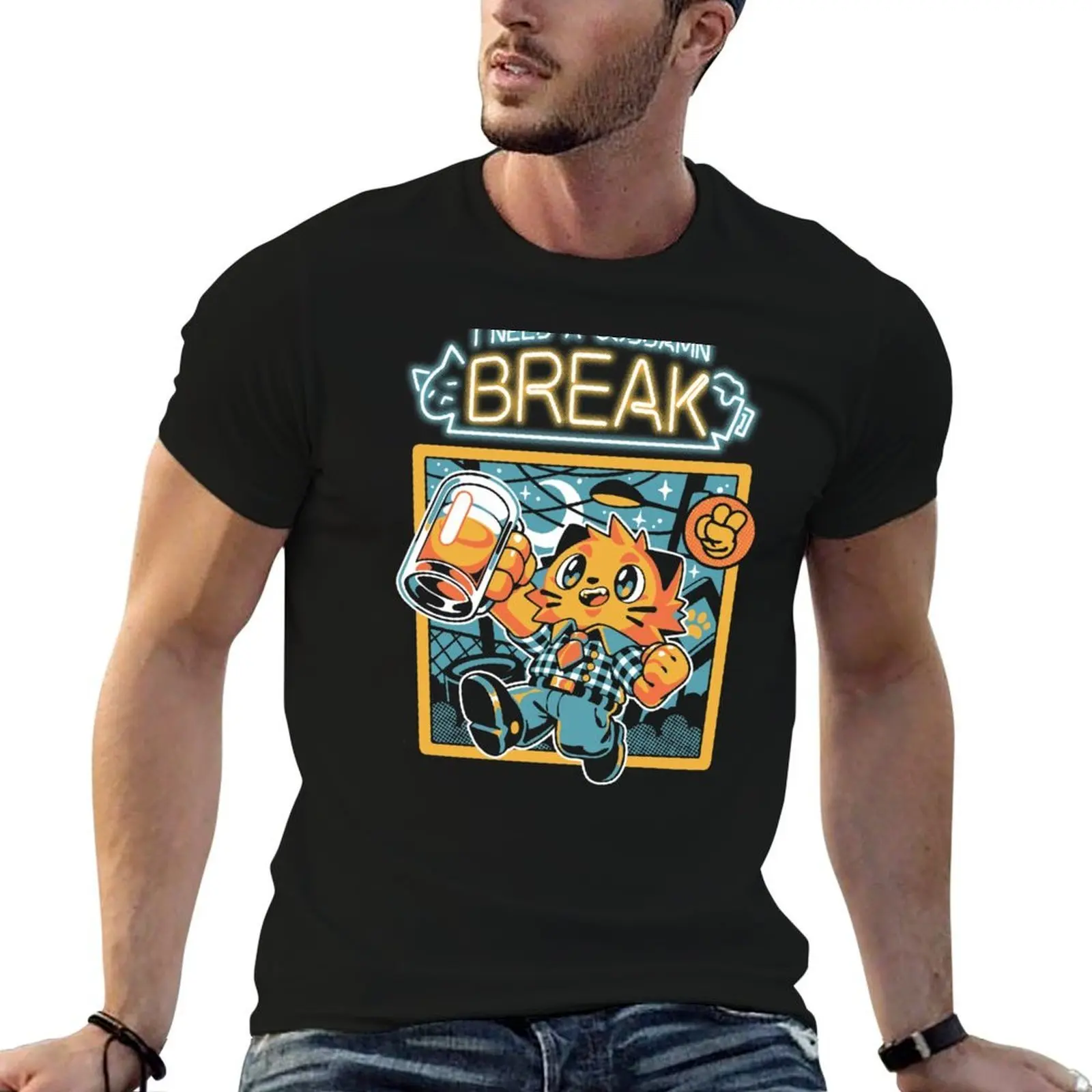 I Need a Break T-Shirt Louboutins cotton graphic tees mens t shirt
