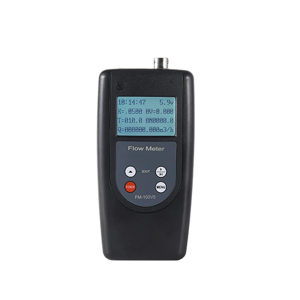 FM-100V5 Portable Flow Rate Meter portable Water Velocity Tester Flow Meter Speed Range 0.01-5.00 m/s