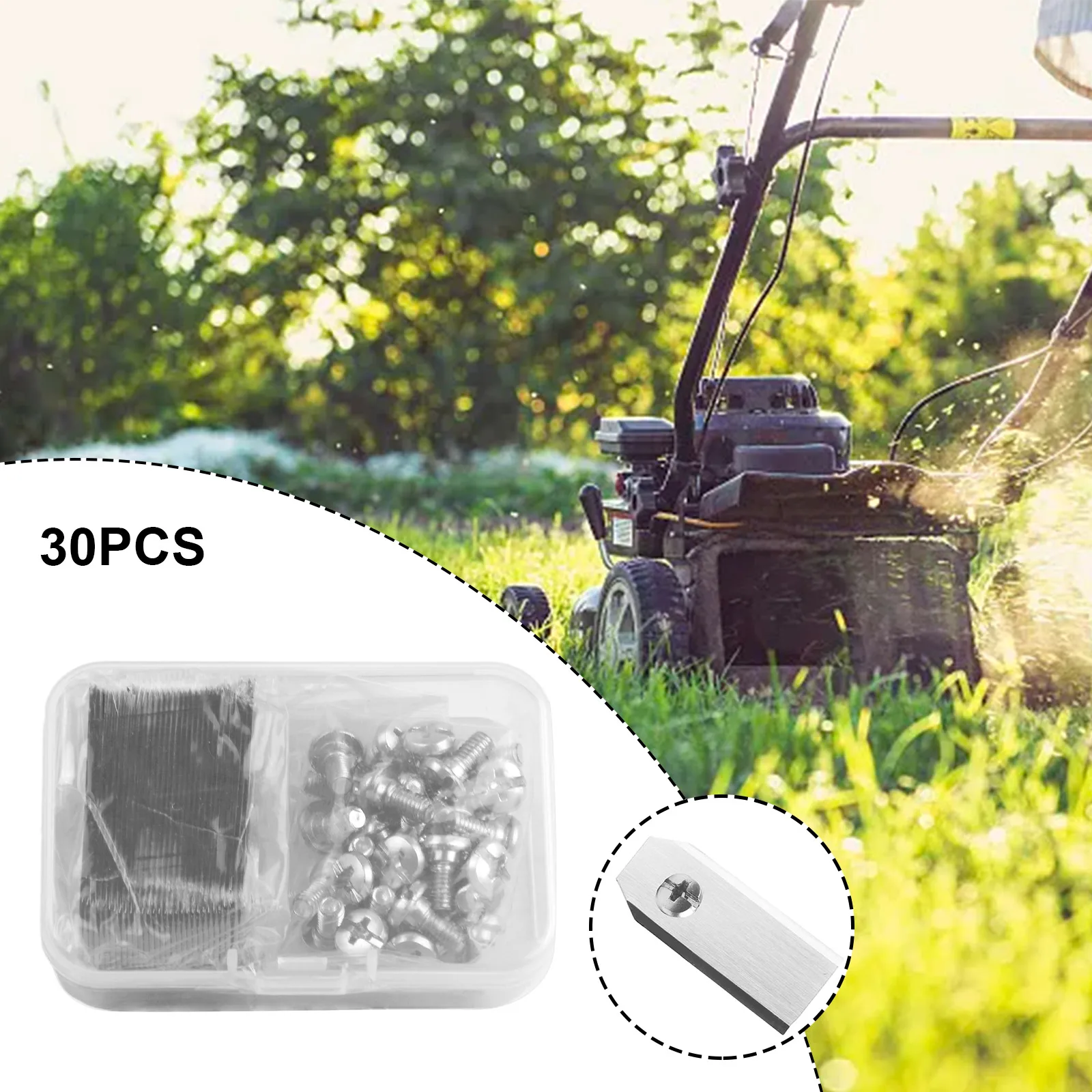 Long Lasting and Efficient 43mm Replacement Blade for Robotic Lawnmower Stainless Steel with Titanium Coating