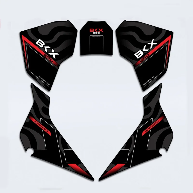 For Benelli BKX250 BKX 250 Motorcycle Dedicated Anti-scratch Fuel Tank Pad Decorative Waterproof Protective Stickers
