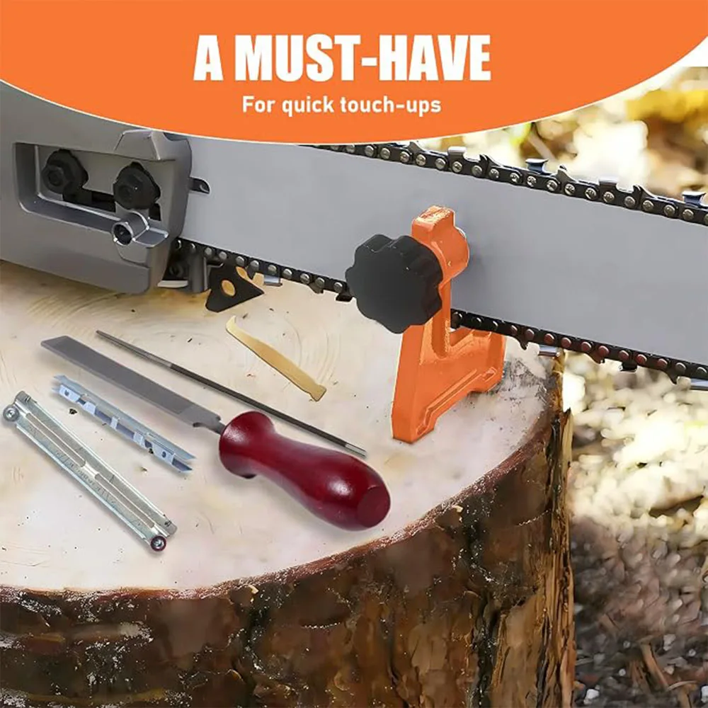 Universal Chainsaw Field 9pcs Sharpening Kit Includes 5/32