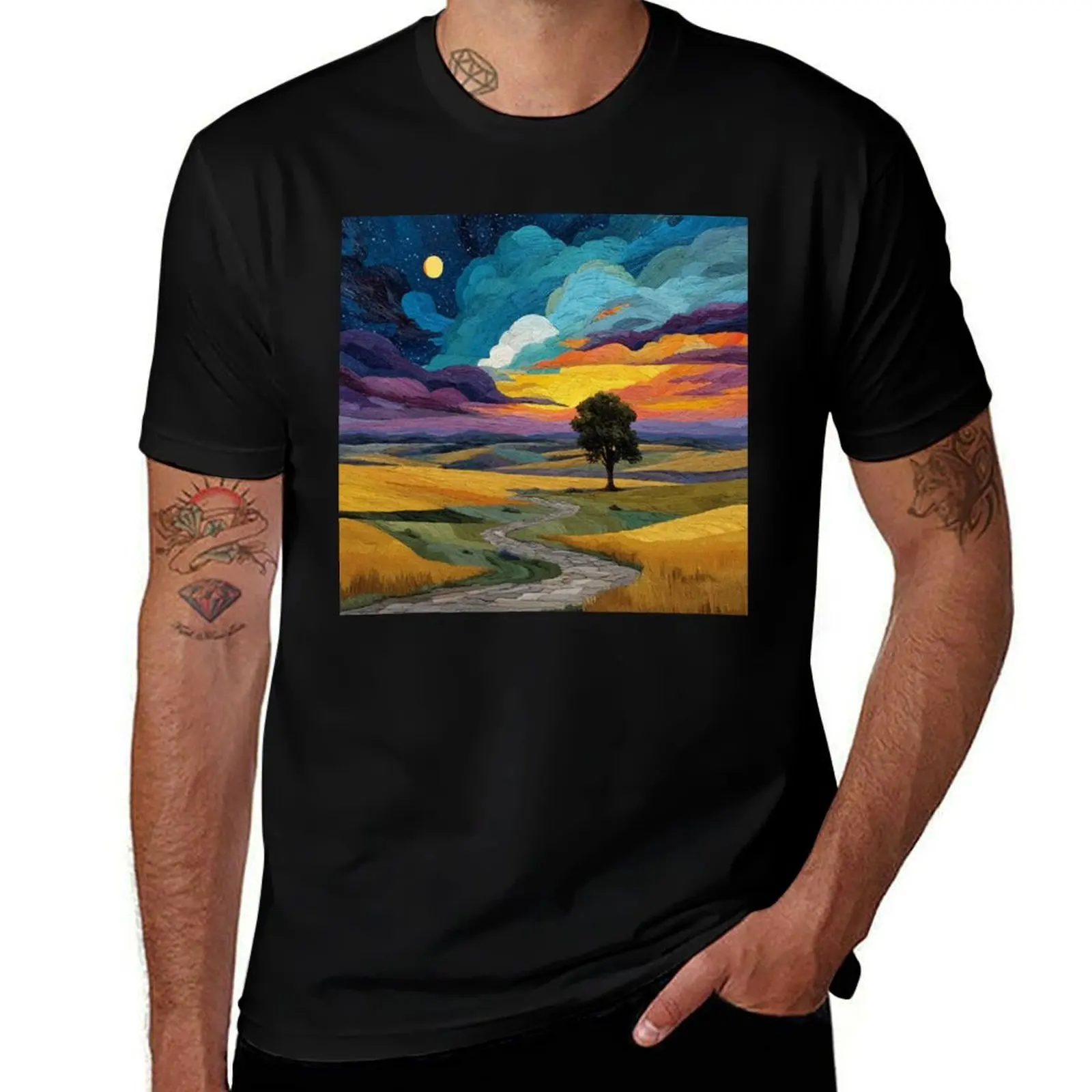 

497. T-Shirt Funny t-shirt street wear sports fans anime stuff T-shirt men
