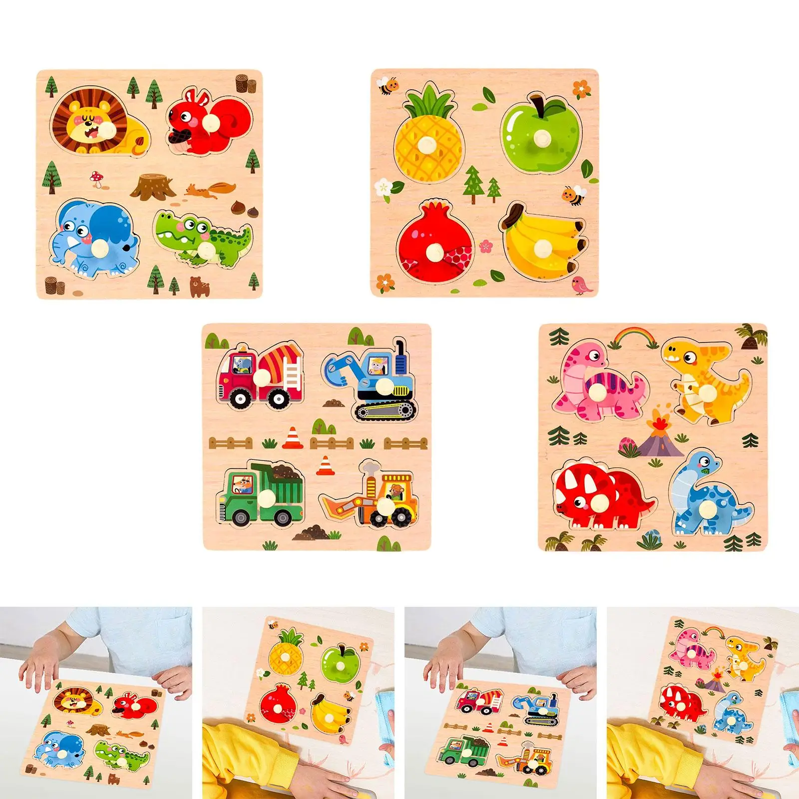 กระดานจับคู่รูปทรงไม้สำหรับกิจกรรมกลางแจ้ง