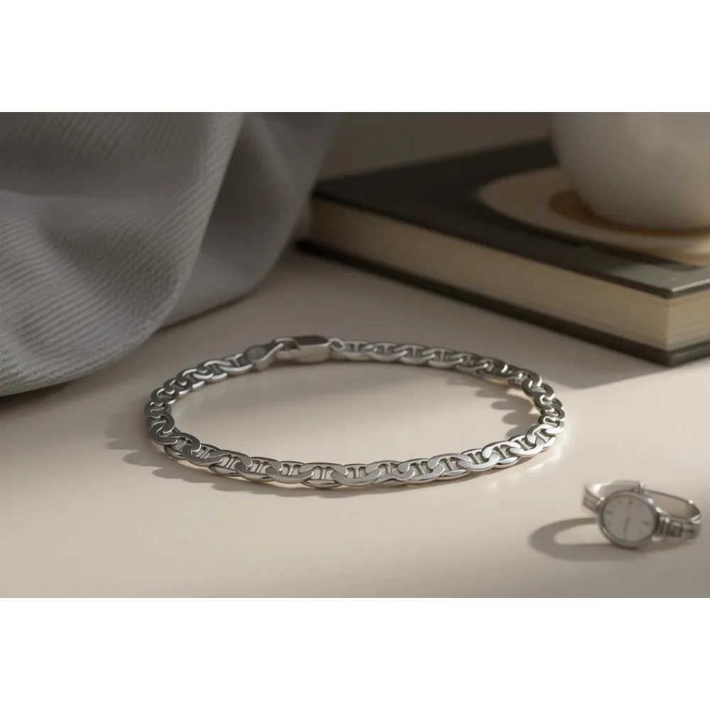 

Серебряный браслет-цепочка для женщин из стерлингового серебра 925 пробы, 3 мм и 4 мм, с алмазной огранкой, производство Италия