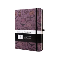 Halloween B6 Kugel gepunktete Journal Gummiband g/m² dickes Papier Bujo Hardcover Notebook