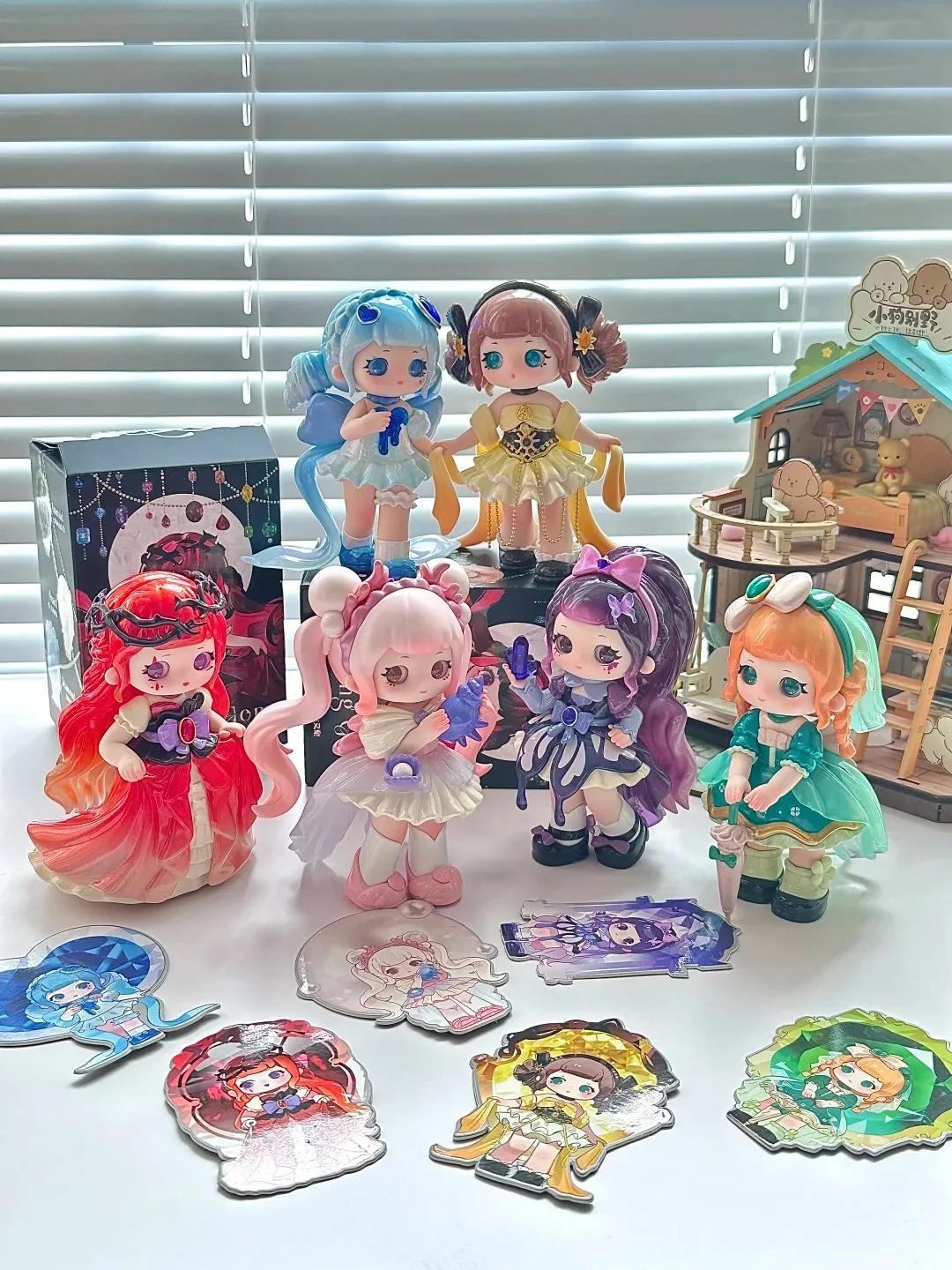 

Ziyuli V5 Dazzling Gem Series слепая коробка милая фигурка Mystery Box сумка-сюрприз Kawaii Gem кукла модель игрушки подарок на день рождения