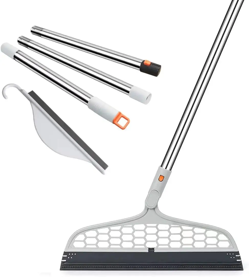 

4 in 1 Sweeper Pet Hair Remover Mini Squeegee Floor Surface Dirt Hair Kitchen Bathroom Cleaning Tool