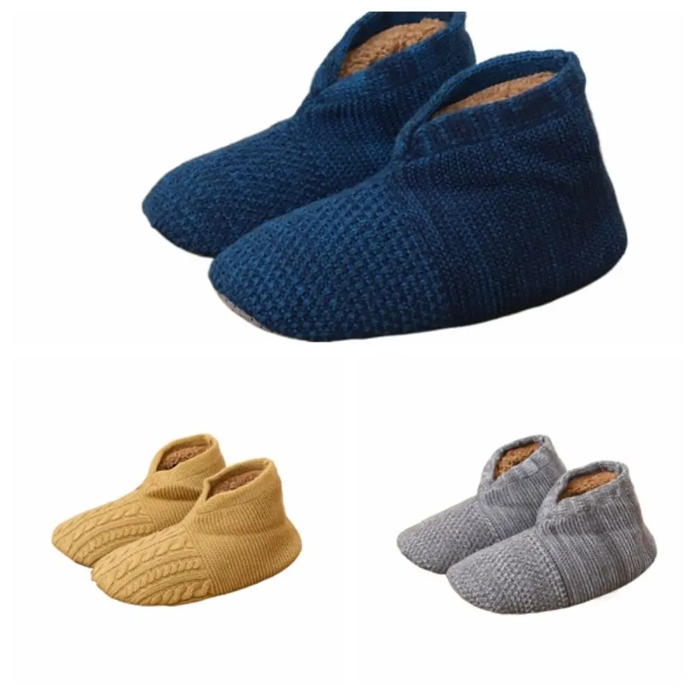 Lamb Wool Socks Ankle Tube Winter Floor Socks Non-slip Coral Fleece Thicken Plush Socks Hosiery Soft Knitted Sleeping Socks Men