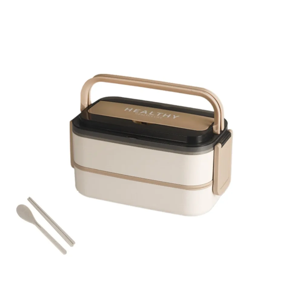 

Single/Double Layer Insulated Lunch Box Compartmental Sealed Food Container Microwavable Rectangular Food Storage Box Student