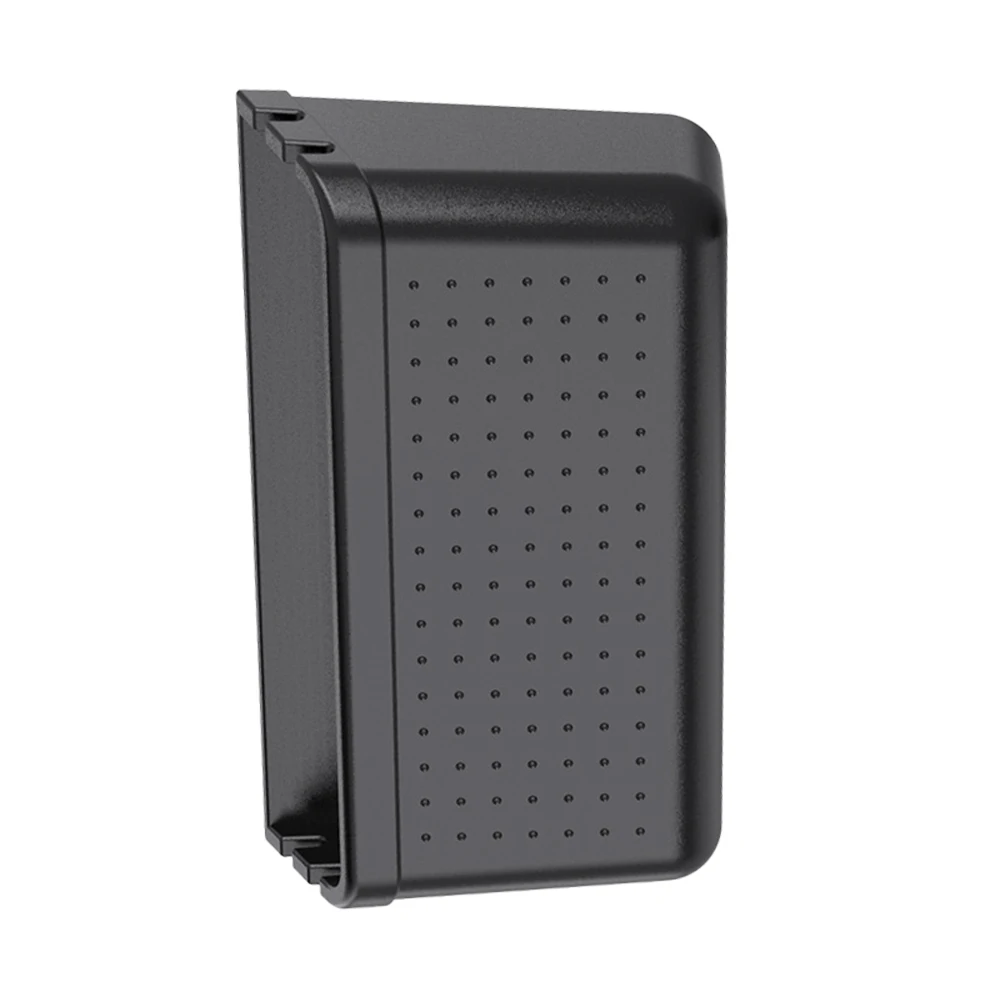 Universal Car Mobile Phone Holder Adhesive Black Car Bonded Box with Reversed Charging Port Automobile Interior Accessories