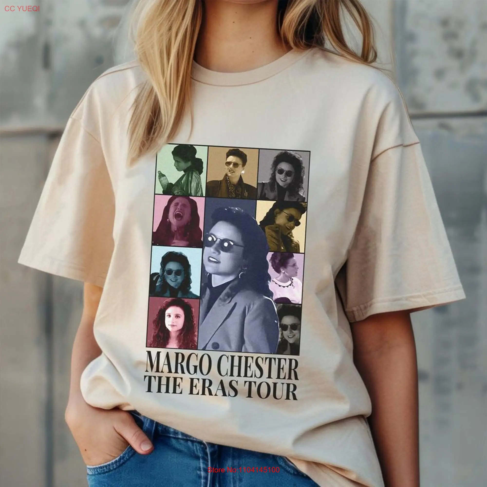 Margo Chester Eras Tour T Shirt National Lampoon's Christmas Vacation Homage TV For Women Trendy Movie