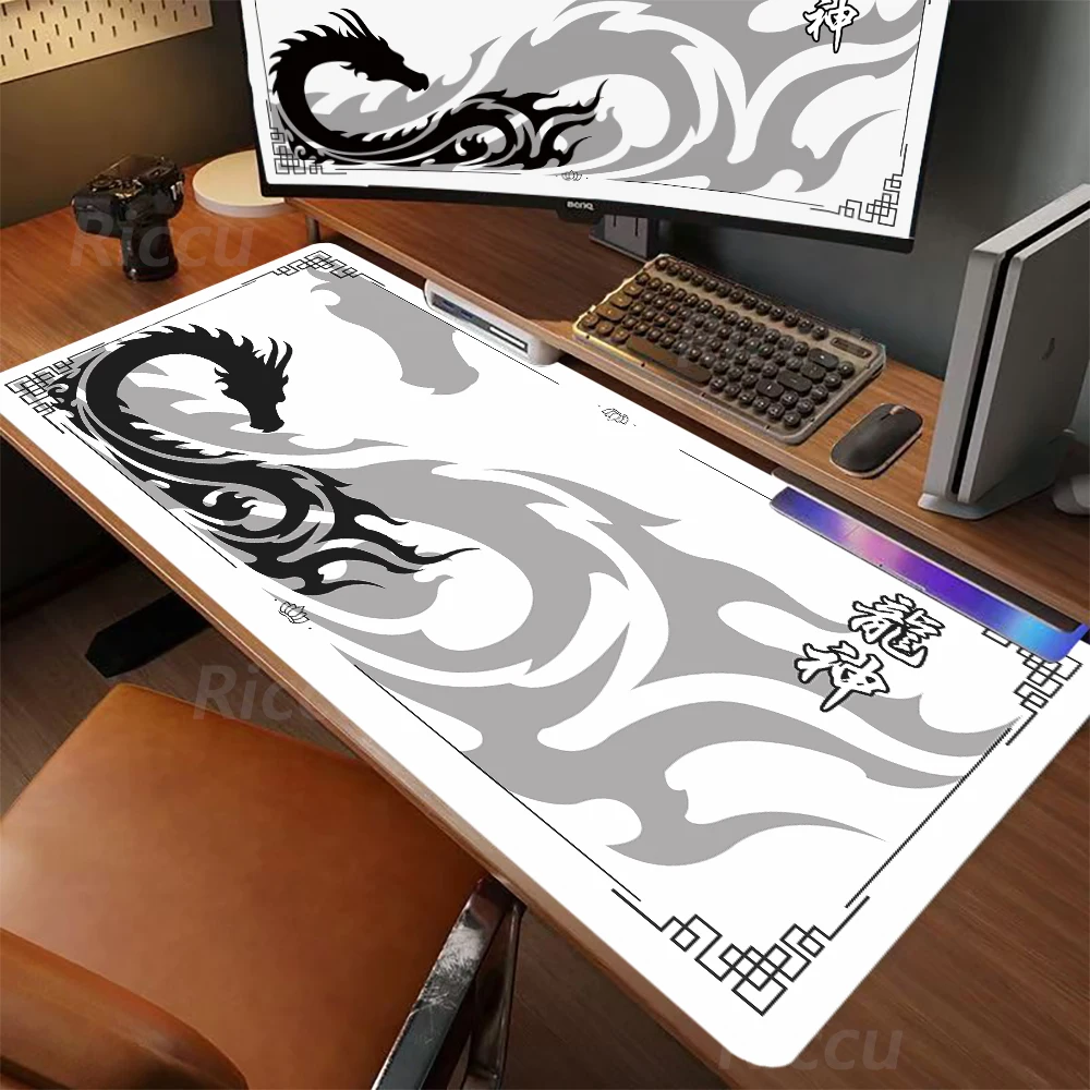 Hot selling item HD print Gaming Dragon MousePad Computer Ectended Keyboard Pad Office Accessories E-Sports Mat Cabinet Desk Pad