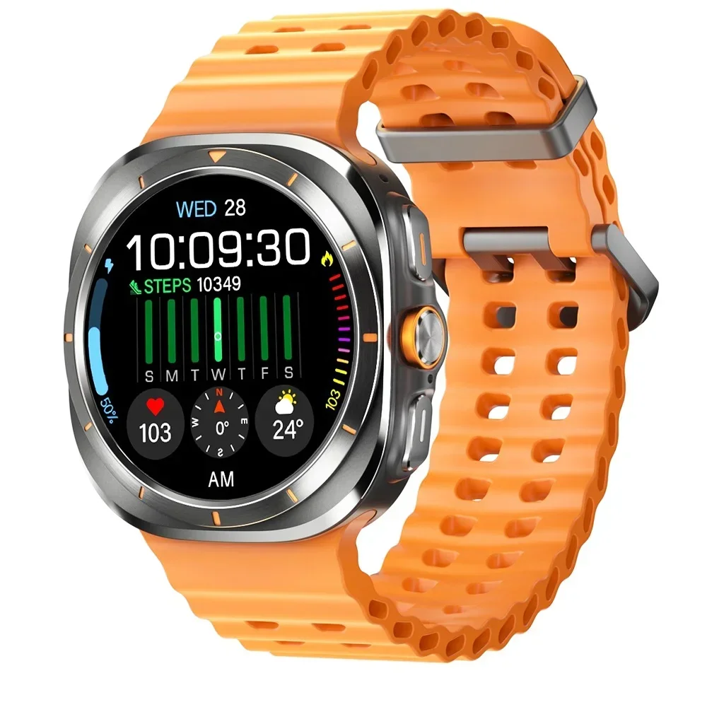 Big Battery Smartwatch BT Call Compass W7 Health Fitness Tracker Relojes inteligentes IP68 Waterproof Outdoor Sport Smart Watch