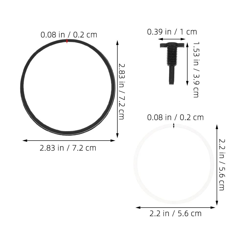 16Pcs Jack Seal Repair Kit for Hydraulic Floor Jacks Dust Seal Return Valve Plunger Core Car Repair Tool Set Compatible with