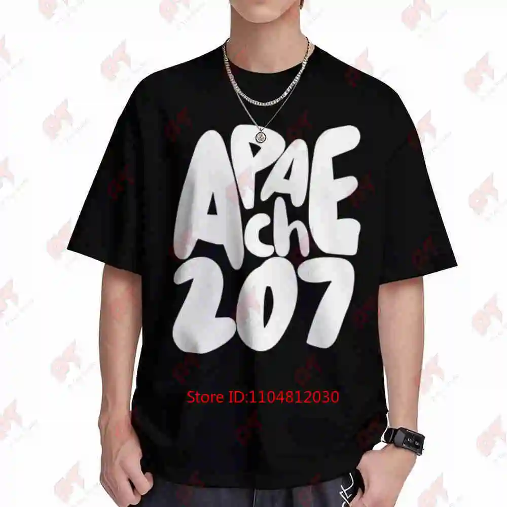 Apache 207 Tour Kurzarm-T-Shirt aus 100% Baumwolle