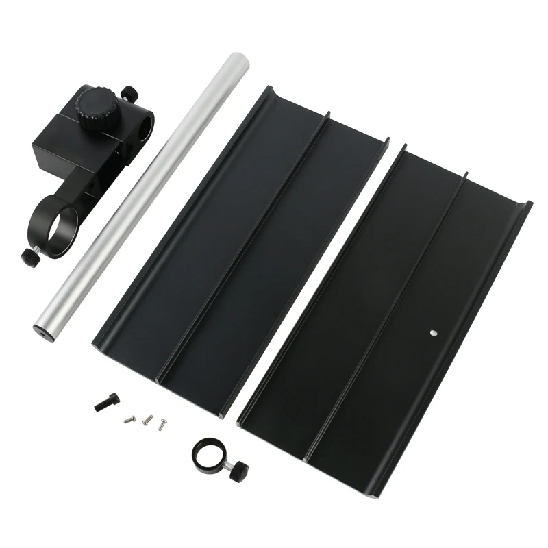 調整可能な 32 LED リングライト Vidoe 顕微鏡カメラ照明ランプ補助光単眼 130x C マウントレンズ + 顕微鏡スタンド