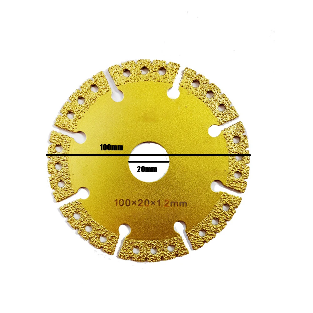 100/115/125/150mm Brazed Diamond Cutting Disc Tiles Ceramic Marble Dry And Wet Cutting Tools Circular Saw Blade