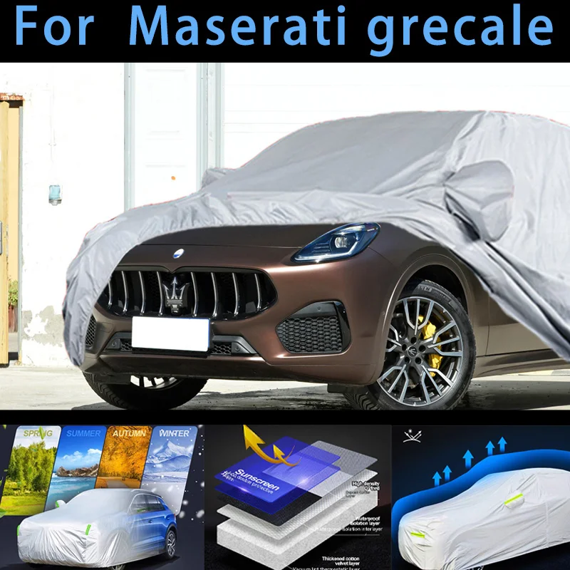 For  Maserati grecale  Car protective cover,sun protection,rain protection, UV protection,dust prevention auto paint protective