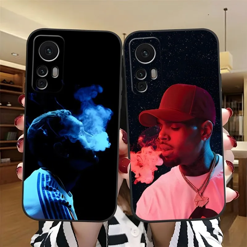 Chris Brown Rap Phone Case For Xiaomi 11 11T 9 12 10C 9T 8 9SE 11i Lite Ultra Note10 Poco F3 M4 M3 Pro Back Cover