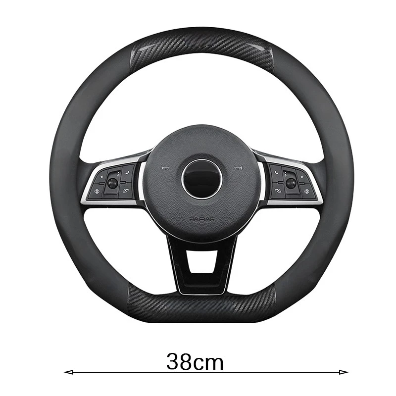 For BYD HAN ATTO3 High quality car steering wheel leather cover steering wheel protective cover automobile parts