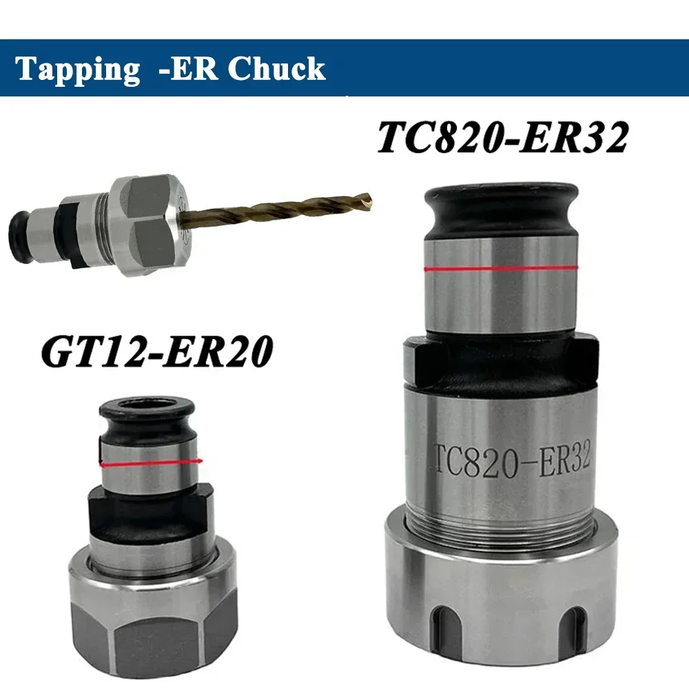 

GT24 TC820 GT12 Tapping Chuck ER20 ER32 ER25 GT24 Collet Chuck Quick Change Drill Tapping Machine Drill