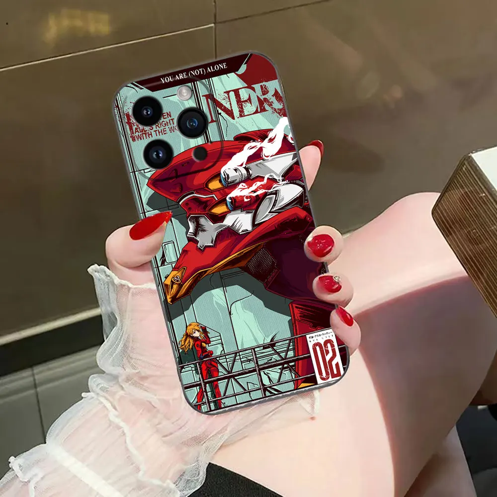 N-Neon G-Genesis E-Evangelion 01 02 Cover Phone Case For iphone Apple 17 AIR 16E 16 15 14 13 12 11 Pro XR Max 8 7 Plus TPU Case view 3