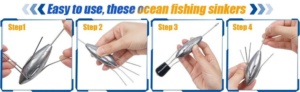 Sputnik Sinker Long Tail Angelgewichte Anti-Snag Surf Casting Spider Sinker für Süßwasser-Salzwasser-Ozean-Strandguss – Detail 3