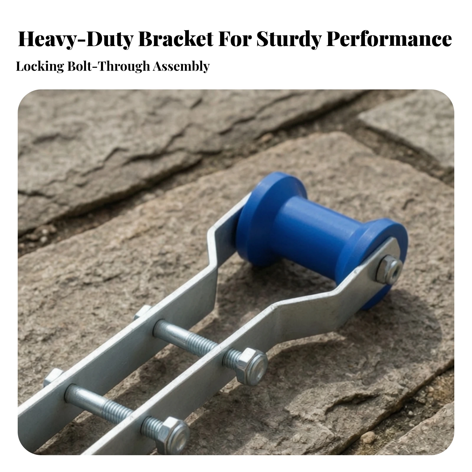 Boat Trailer Roller Assembly Kit Heavy Duty Trailer Roller Bracket Assembly Hardware Rust-Resistant Long-Lasting