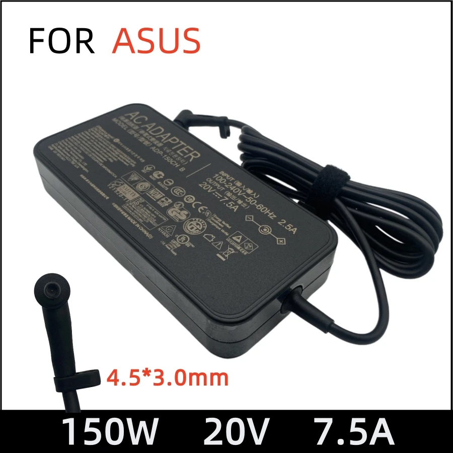 

20V 7.5A 150W 4.5mm Pin ADP-150CH B Laptop Charger Adapter For Asus Q540V Notebook Power Supply Adapter