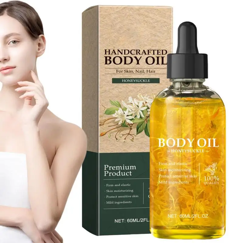 60ml Honeysuckle essential oil SPA Moisturizing Comfortable Calming Nourishing and Moisturizing Massage Essence hair care oil