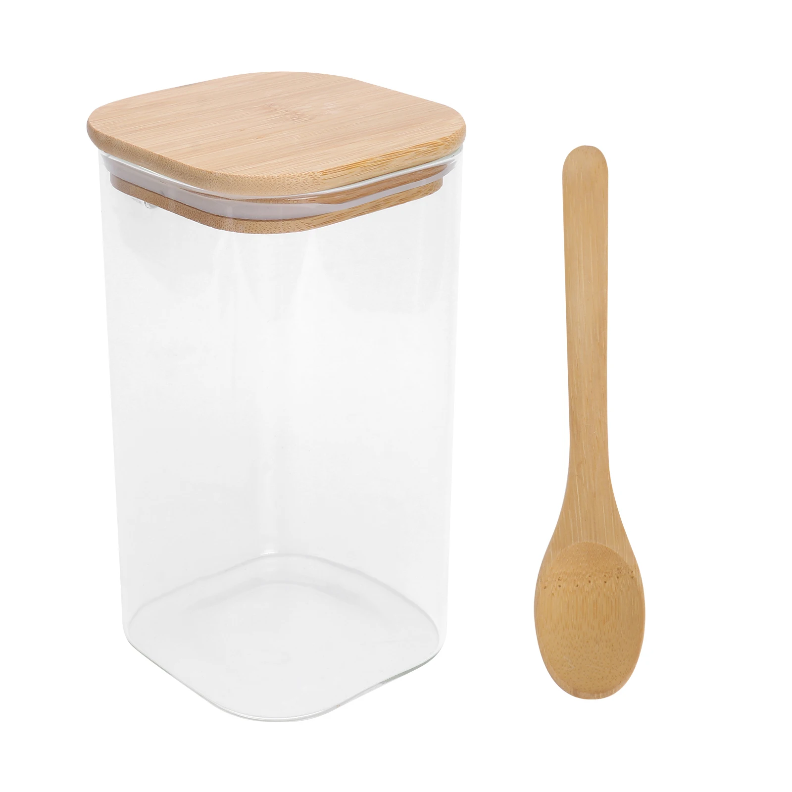 

Coffee Bean Storage Jar Airtight Sealed Container Transparent Glass Kitchen Food Snack Ingredient Holder Long Lasting Smooth