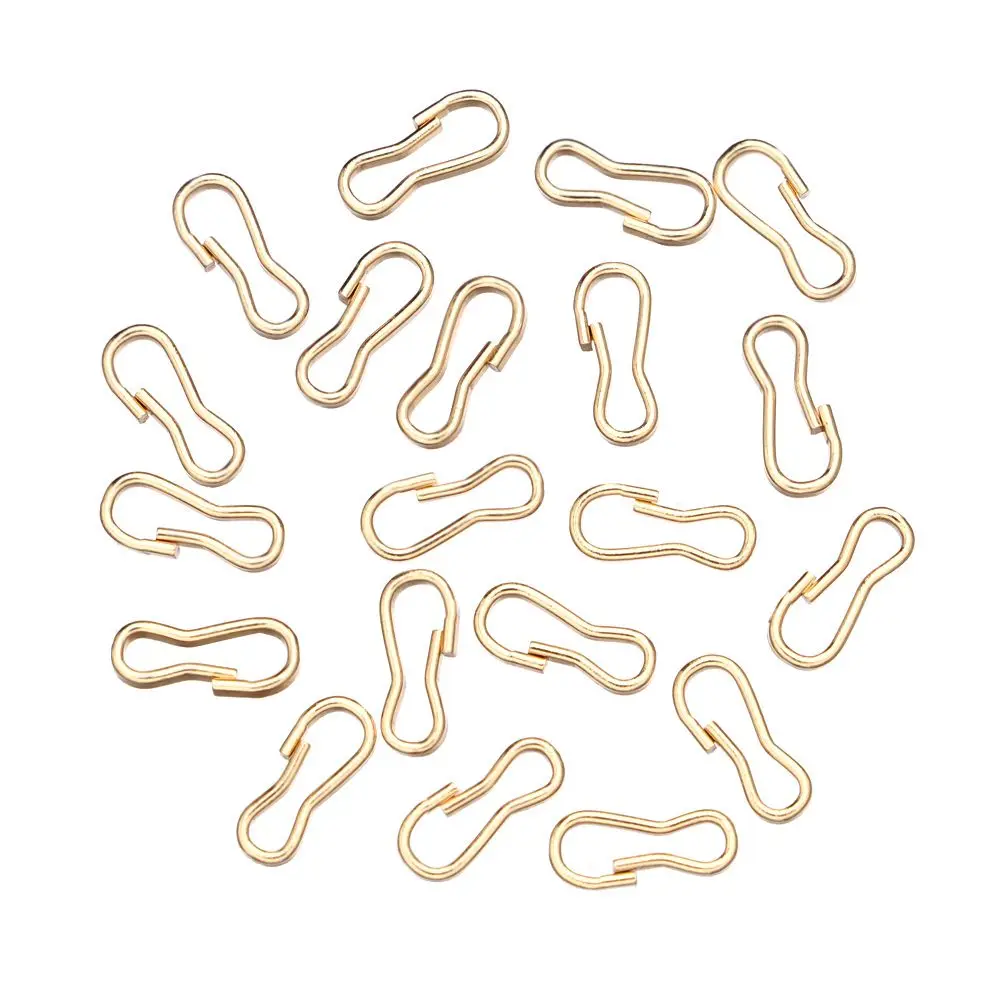 High Quality 9mm Mini Keychain Clips  Bag Chain Metal Buckles  Dolls Connecting