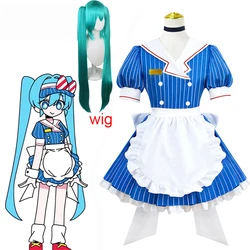 Miku Cosplay Costumes Wigs Anime Mikuu Mesmerizer Uniform Halloween Christmas Carnival Party Dressing For Women