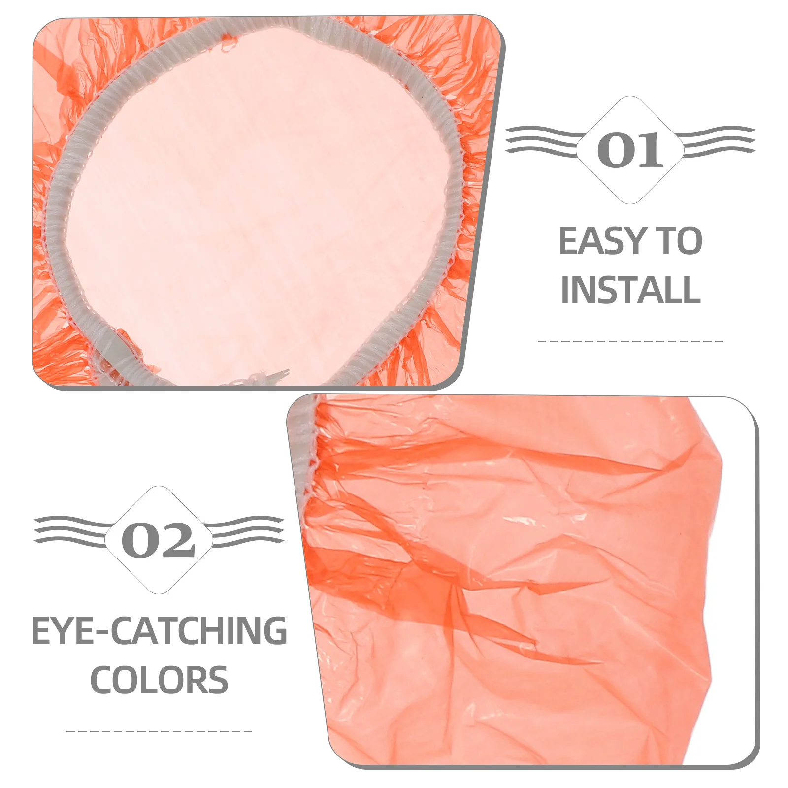 100Pcs Smoke Fire Alarm Cover Dustproof Shield for Various Environments Brightly Colored for Quick Identification