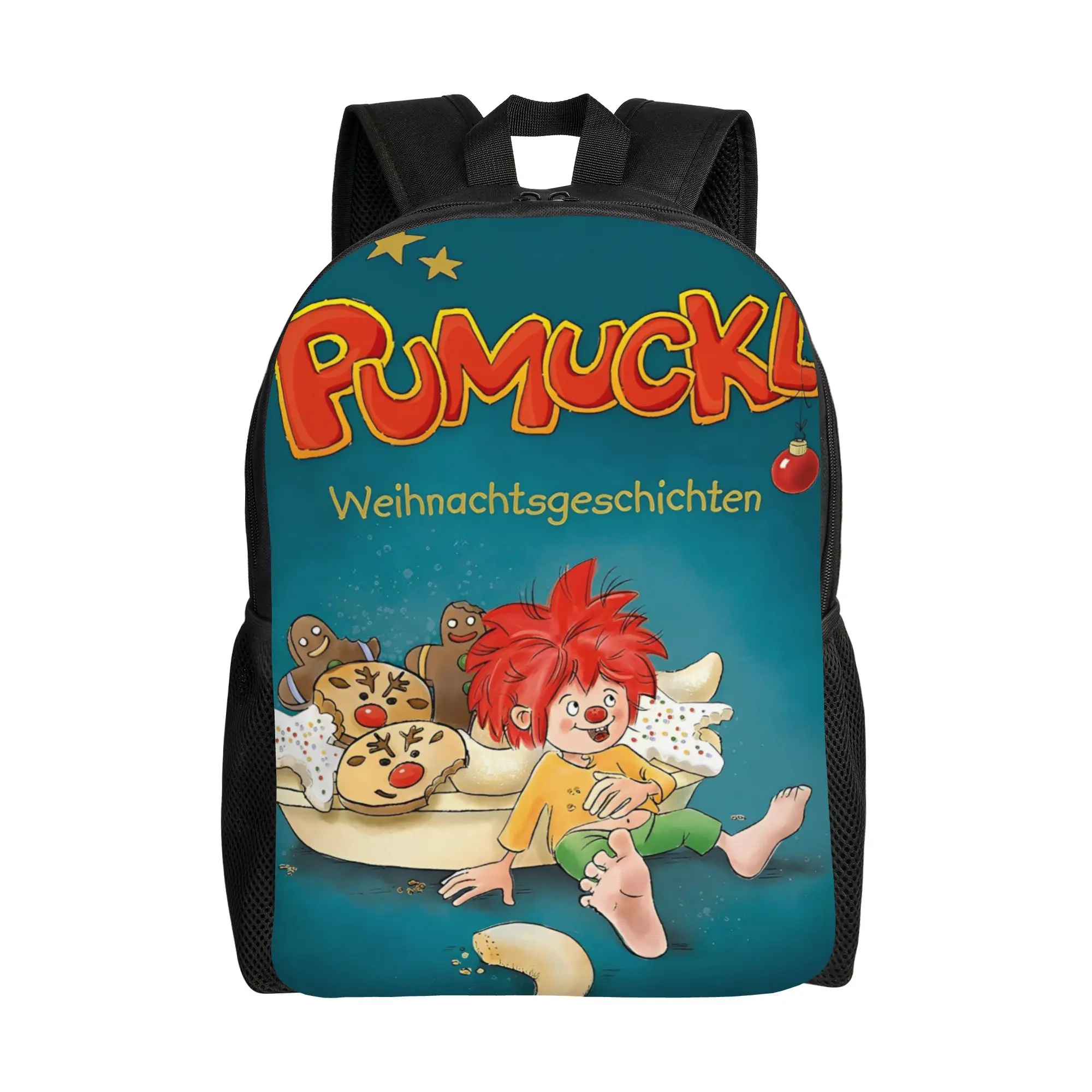 

Рюкзак Pumuckl Cute Elf Fairy Story для мужчин и женщин, модный студенческий рабочий рюкзак, аниме-мультяшный рюкзак для ноутбука, компьютерный холщовый рюкзак для активного отдыха