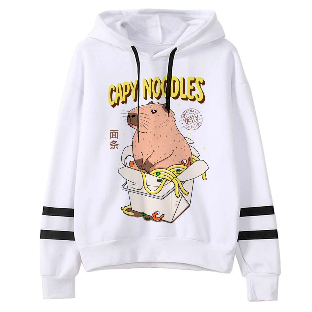 

Capybara hoodies women anime 90s graphic Kawaii Hood Hooded Shirt women Fleece pulls