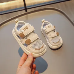 Bebek ayakkabıları için 2023 moda örgü nefes Sneakers bebek tenis infantil menino rahat çocuk ayakkabı zapatillas erkek kız