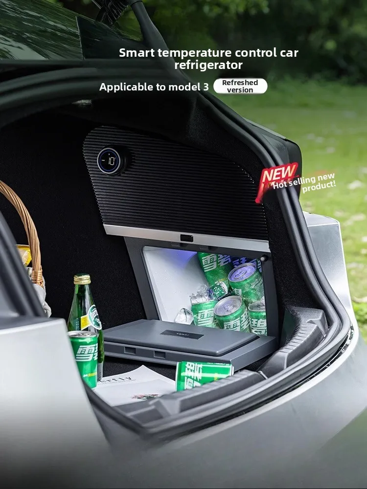 Suitable for Model 3 new version car refrigerator compressor refrigeration heating fresh mini freezer commercial portable