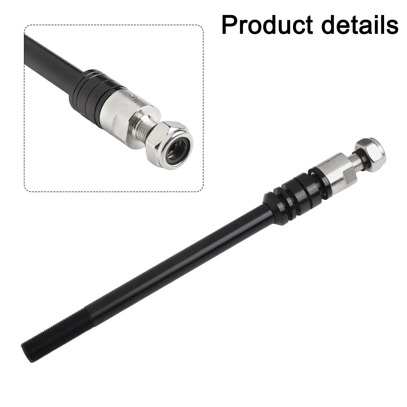 

Bike Trailer Thru Axle Adapter Bike Front Fork Axle 160-178mm P1.0 Parts Bicycle Brake Accessories New