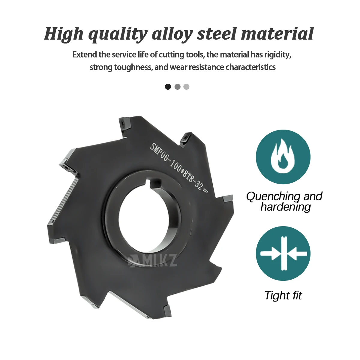 قرص قاطع الطحن القابل للفهرسة ثلاثي الجوانب باستخدام الحاسب الآلي ، يستخدم لإدراج MPHT ، مخرطة CNC ، سلسلة SMC ، نوع الشفرة