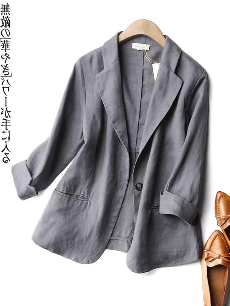 

Облегающий льняной костюм, повседневный ort Jaet, женский модный тонкий хлопковый льняной костюм, жилет, топ с семью пуговицами, дизайн