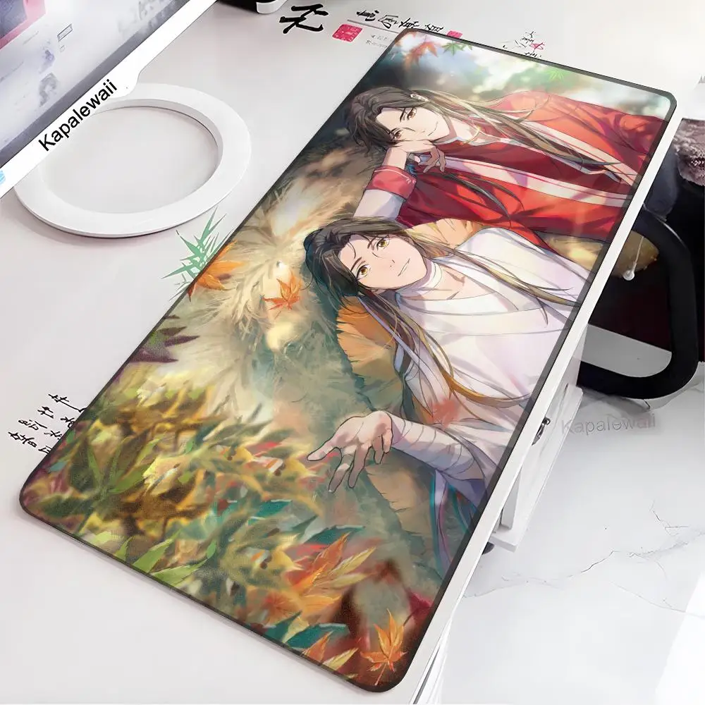 Heaven Official's Blessing Mouse Pad Gaming Mouse Pad  600x300mm Black Desk Mat Big Mousepad Gamer XXL cartoon Carpet Mats