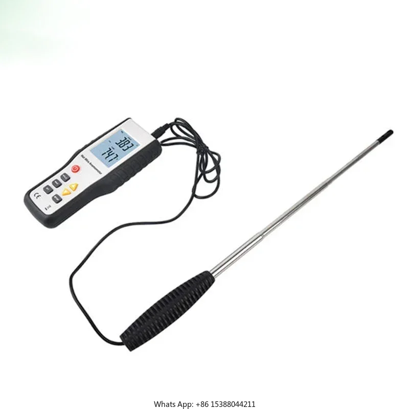 HTI HT-9829 High Sensitivie Digital Portable Wind Speed Meter Hot Wire Thermal Anemometer Anemometro Measuring Instruments