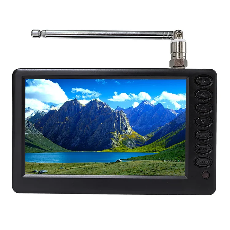 

5 Inch Mini Portable Digital TV Worldwide Use Slim LCD Monitor For Car Home Outdoor
