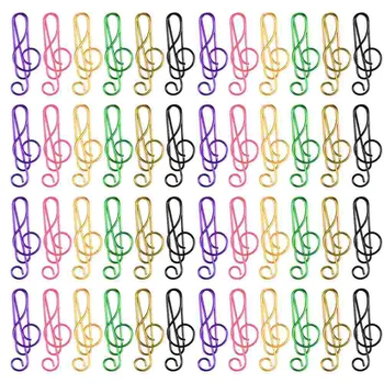 75 Stück farbige Büroklammern aus Metall, Bürobedarf, lustige Clips für Notizen, Papier, Aktenindex, starker Binder, Schreibtisch-Organizer