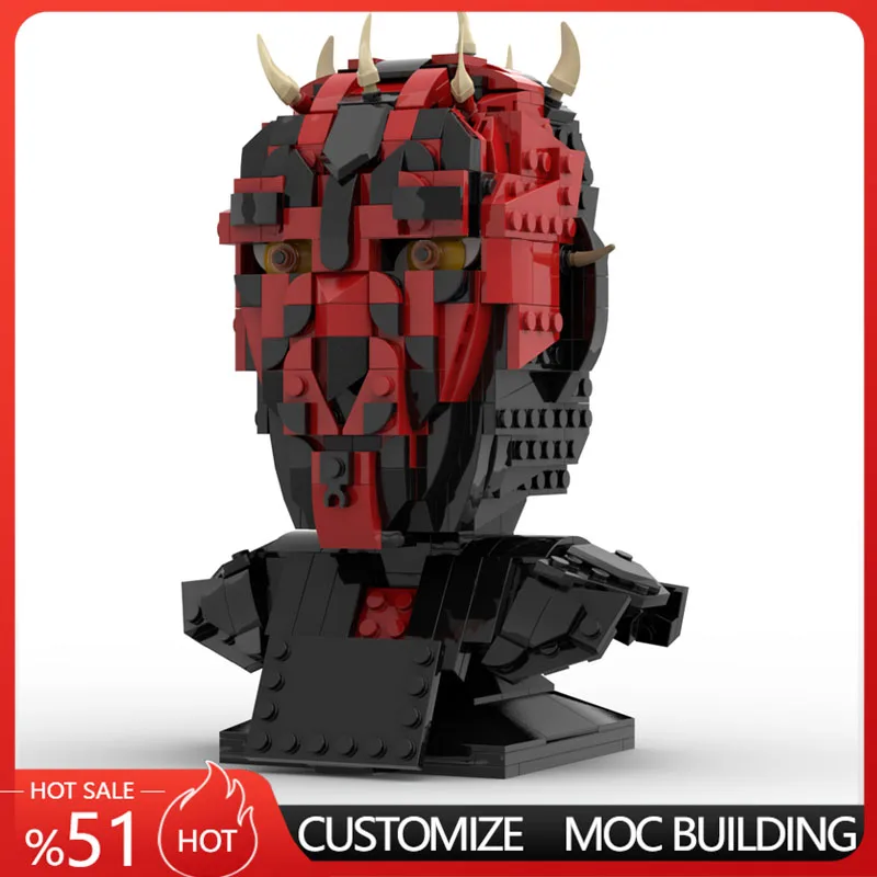 جديد خطة النجوم MOC Nightbrother Savage Opress MOC سفينة الفضاء معركة نموذج بنة العمارة التعليم التجمع لعبة مجسمة