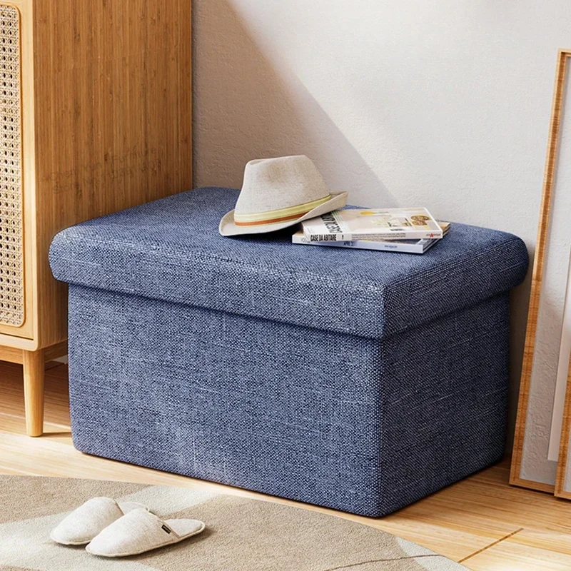 

Originality Doorway Storage Stool Fabric Art Shoe Bench Home Furniture Multifunction Storage Stool Accept Tabouret De Stockage