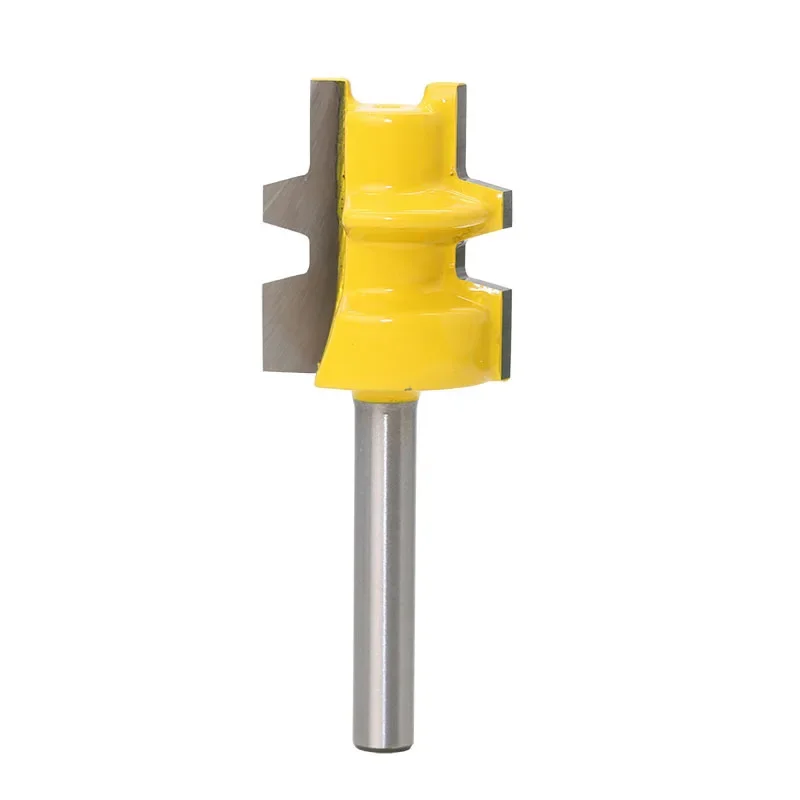1PC 1/4" 6.35MM Shank Milling Cutter Wood Carving Glue Joint Router Bit Medium Reversible Woodworking Cutter Tenon Cutter Tools